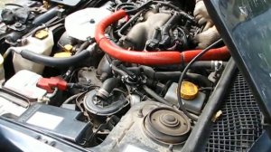 Чистка клапанов подачи дополнительного воздуха на SUBARU Forester SG5-ч.1 снятие с двигателя