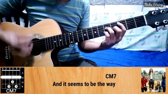 How to play Drive by Incubus - Guitar Cover with Chords and Lyrics смотреть онлайн