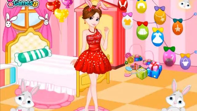 Disney Frozen Game - Elsa Easter Dress Up - Game For Kid смотреть онлайн