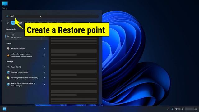 Windows 11 System Restore Point: How to Create and Use Restore Points in windows 11 смотреть онлайн