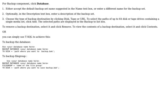 Backup Error (.bak) (2 Solutions!!) смотреть онлайн