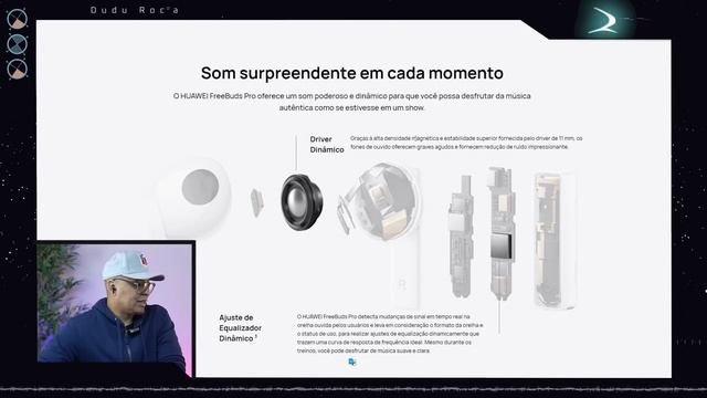 Peguei o FONE DE OUVIDO MAIS LINDO QUE EXISTE! Huawei FreeBuds Pro смотреть онлайн