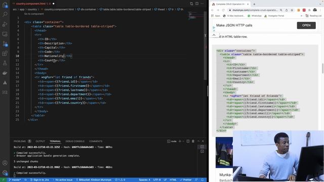 Part 17 - Display Data in HTM Page With Angular смотреть онлайн