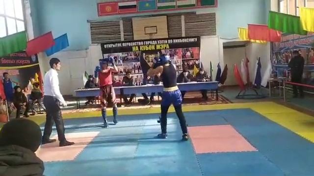 Махамаджанов Мухаммадюнус 1-место в открытом первенстве г.Узшен по кикбоксингу на КУБОК МУРА смотреть онлайн