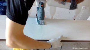 Как отрезать пластиковый подоконник?