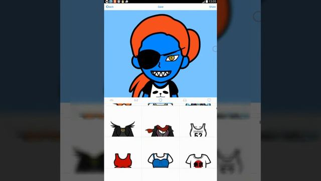 Создание персонажа : Undyne ( Андайн) Undertale - FaceQ смотреть онлайн