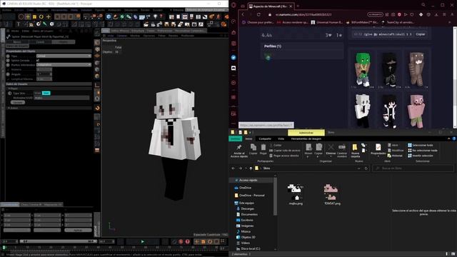 [Skin obtained by Nickname or UUID, in c4d] ?#rigging #python #cinema4d #minecraft смотреть онлайн
