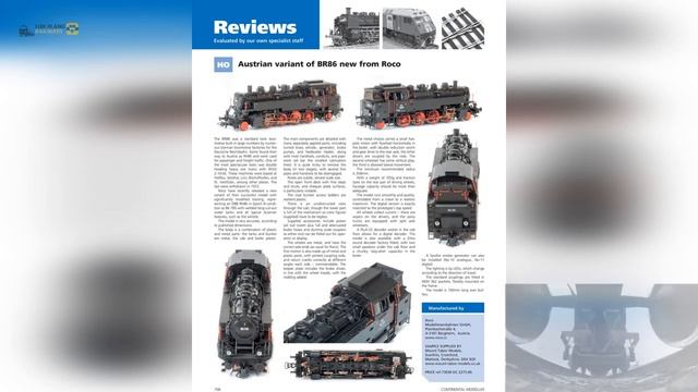 Австрийский вариант паровоза BR86. Новинка от Roco смотреть онлайн