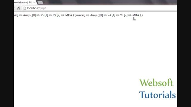 PHP in Urdu Hindi Tutorials 25 multidimensional array in php смотреть онлайн