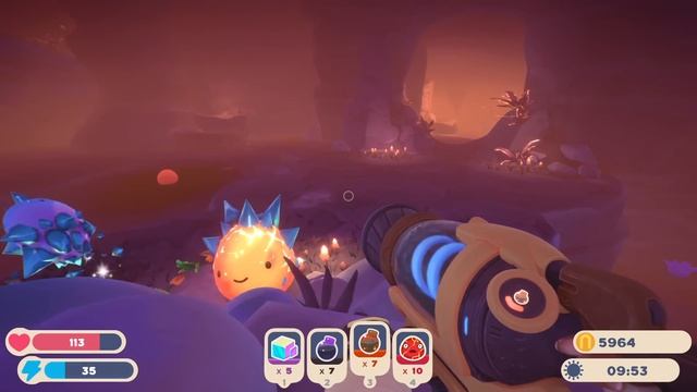 ЛАВОВЫЙ БИОМ И БАБАХ СЛАЙМЫ! Slime Rancher 2 #7 смотреть онлайн