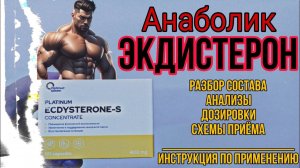 Всё про анаболик ЭКДИСТЕРОН! Для чего, как принимать? Анализы Дозировки Курс Купить Ecdysterone Цена