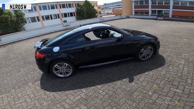 AUDI TT 45 2021 POV on German Autobahn cool car смотреть онлайн