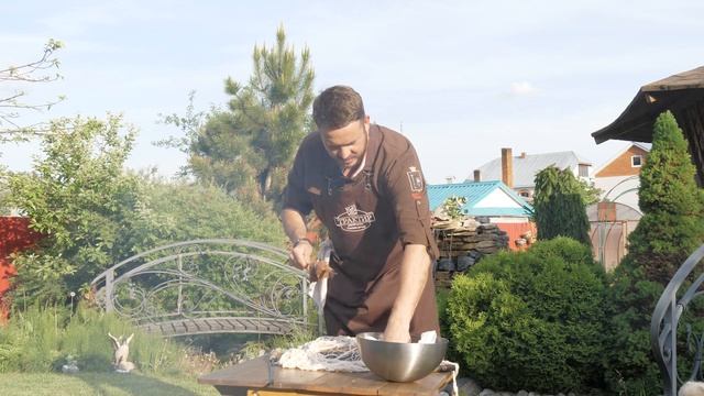 Шашлык из бараньей печени в сальнике. Ханский шашлык. смотреть онлайн