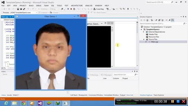 Smoothing image base on Homogenus, Gausian, Median, Bilateral filter opencv смотреть онлайн