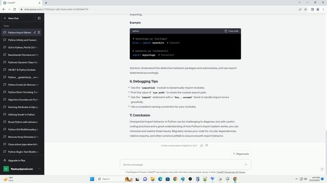 Can someone explain this unexpected Python import behavior смотреть онлайн