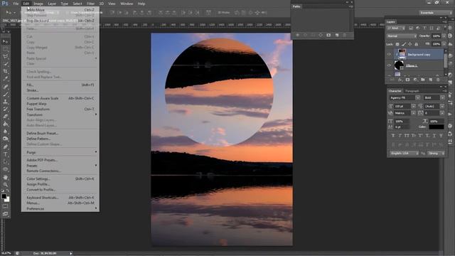 How to make "Geometric Reflections" in Photoshop | Ps смотреть онлайн