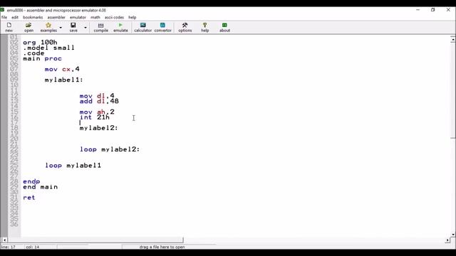 Assembly Language Tutorial Urdu Hindi No 26 - Nested Loops смотреть онлайн