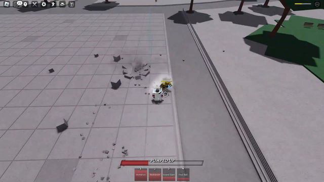 бьем людей битой (или меня бьют) в игре Roblox the strongest battlegraund смотреть онлайн