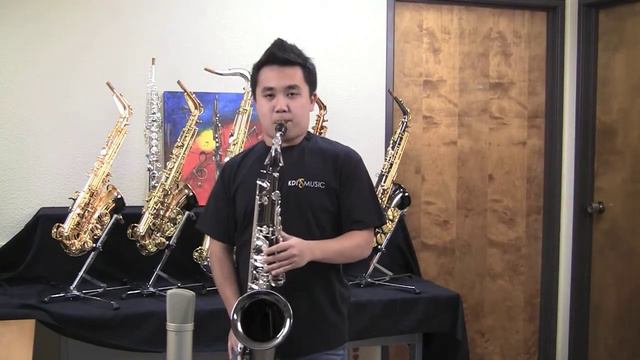 Rheuben Allen Tenor Sax Black Nickel Body w/ Silver Keys - HD.mov смотреть онлайн