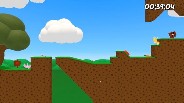 Super Bunny Man играем ради морковки смотреть онлайн