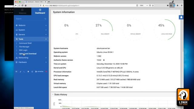 Use Webmin to manage your Linux Server смотреть онлайн
