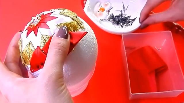 New Year DIY ? Ёлочные игрушки своими руками | Новогодний ШАР | Christmas toys with their hands смотреть онлайн