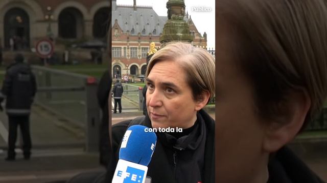 Colau pide en La Haya al Gobierno intervenir en el caso contra Israel por el genocidio en Gaza смотреть онлайн