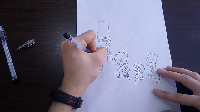 Как нарисовать симпсонов/Hoe To Make A Simpsons