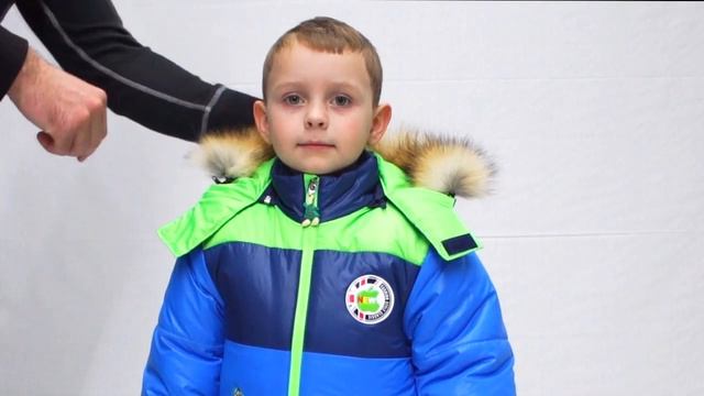 Детский зимний комбинезон для мальчика "Микс" смотреть онлайн