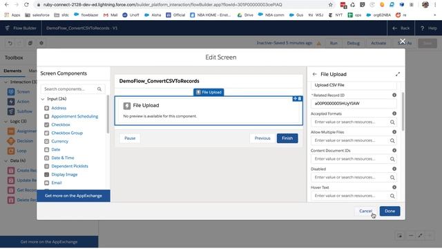 Salesforce Flow: Convert CSV files to Records смотреть онлайн