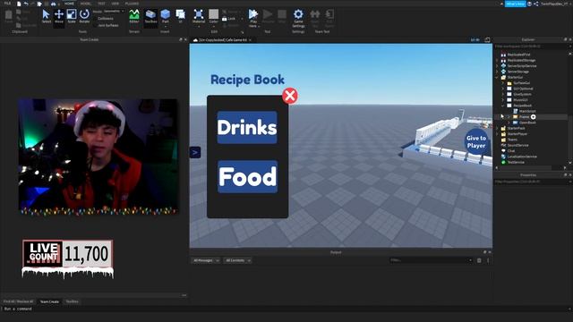 How To Make A RECIPE BOOK/GUI In ROBLOX Studio | [PT.7] | CAFE SERIES смотреть онлайн