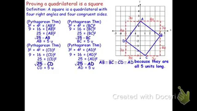 Proving a Quadrilateral is a Square смотреть онлайн
