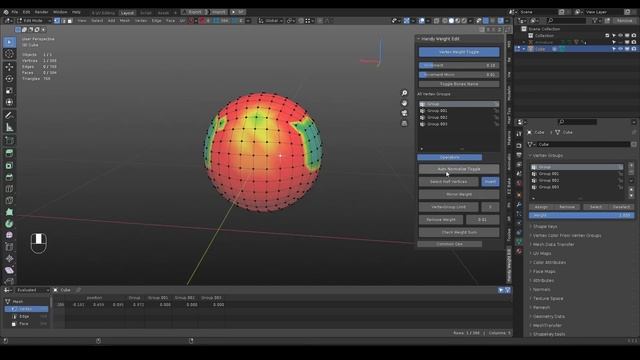 Blender Addon Handy Weight Edit смотреть онлайн