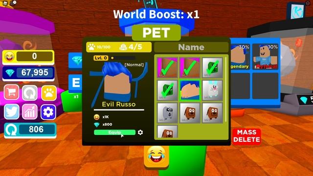 ПРОШЕЛ ЗА 5 МИНУТ НОВЫЙ СИМУЛЯТОР ХОРОШЕГО НАСТРОЕНИЯ В РОБЛОКС! ROBLOX смотреть онлайн