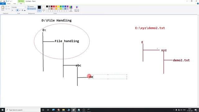 File Handling in java | absolute and relative paths | isAbsolute() method of File class смотреть онлайн