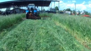 Косим сено Косилкой " Стриж"Россельмаш.