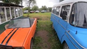 Заброшенные советские машины | Легендарные автомобили СССР | Ретро техника под открытым небом