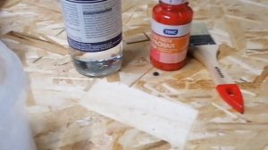 краска из растворителя и пенопласта. красим осби!