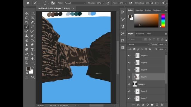Digital Painting | Basic Brush Adobe Photoshop 2021 смотреть онлайн