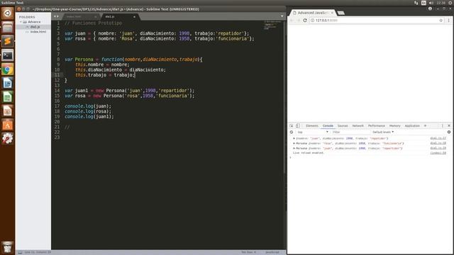 Como crear funciones prototipo en JavaScript (Object.prototype) смотреть онлайн