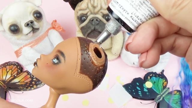 Новый Монстр из Клодин Вульф - Как сделать ООАК и Кастом из куклы Монстер Хай | Monster High смотреть онлайн