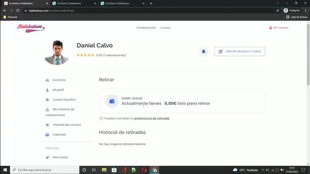 Panel de Control Tutor LMS смотреть онлайн