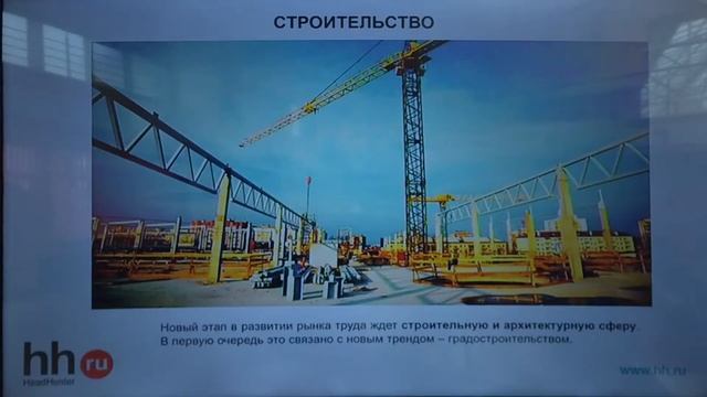 Марина Александрина. Динамика рынка труда, тенденции развития. Профессия будущего.