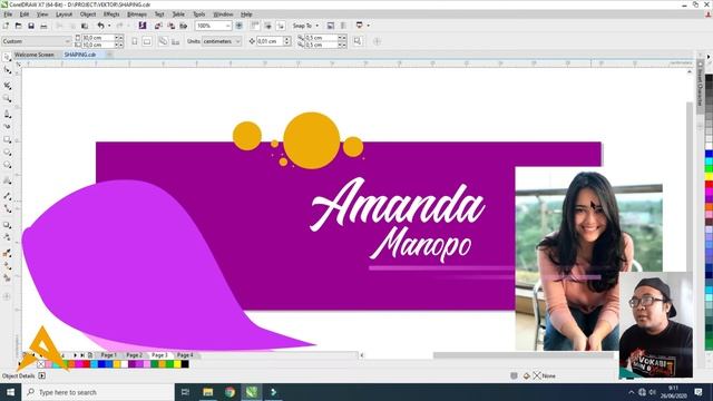 Belajar Shaping di CorelDraw by asruvi ID смотреть онлайн
