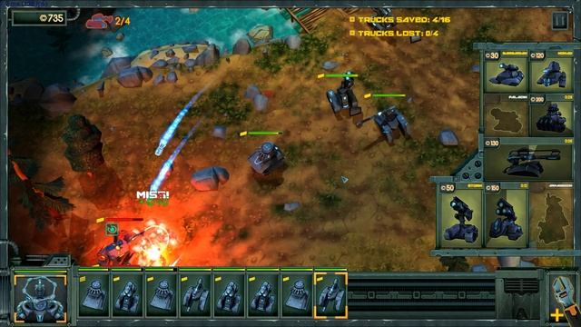 Tanks vs Aliens (gameplay loop) смотреть онлайн