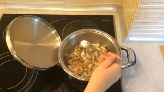 крем суп с шампиньонами