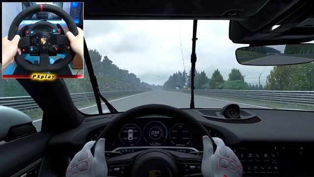 Gran Turismo Sport PS5 Gameplay - Porsche Taycan Turbo S WET RACE At SPA | 4K ULTRA HD 60fps