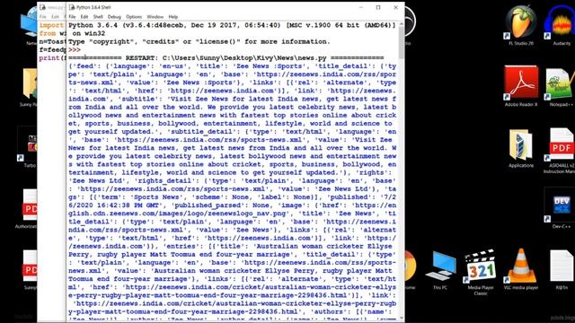 News Desktop Notifier in 6 lines using Python | Python Mini project | 6 lines of code смотреть онлайн