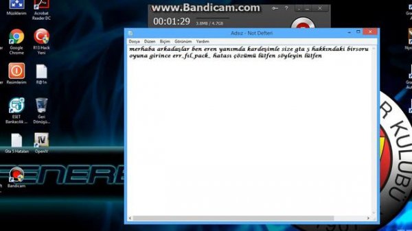 Gta 5 ERR FIL PACK 3 HATASI