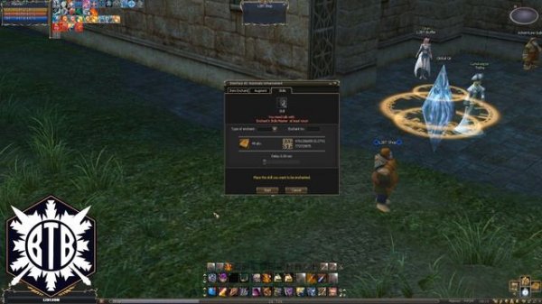 Interface Iordanov Função Auto Enchant, Auto Skill, Auto Argument